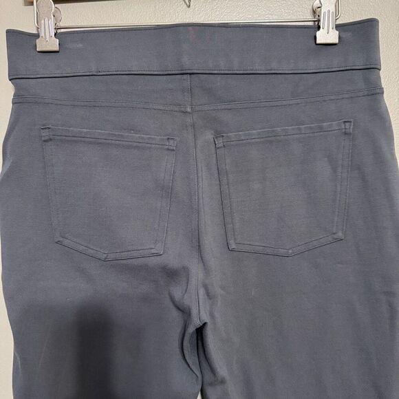 Spanx charcoal gray PerfectFit Ponte Slim Straight Pant size large - Picture 4 of 7
